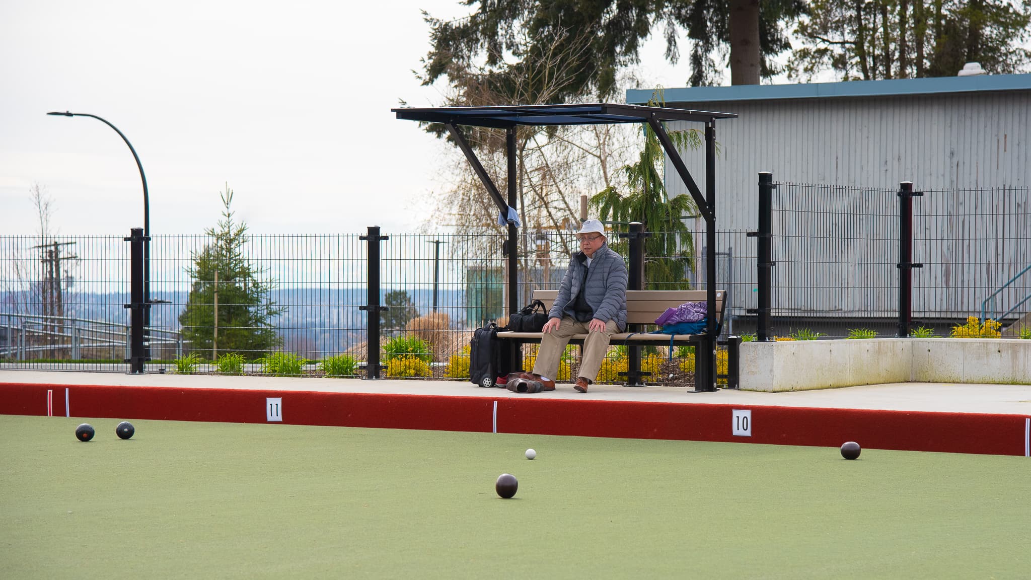 Custom Sun Shade For North Vancouver Lawn Bowling Club