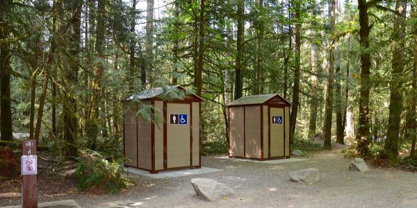 Wheel-Chair-Accessible-Pit-Toilets-at-Little-Qualicum-Falls-Provincial-Park