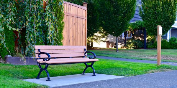 Wishbone-Classic-Bench-in-Crown-Isle-Subdivision-in-Courtenay-BC