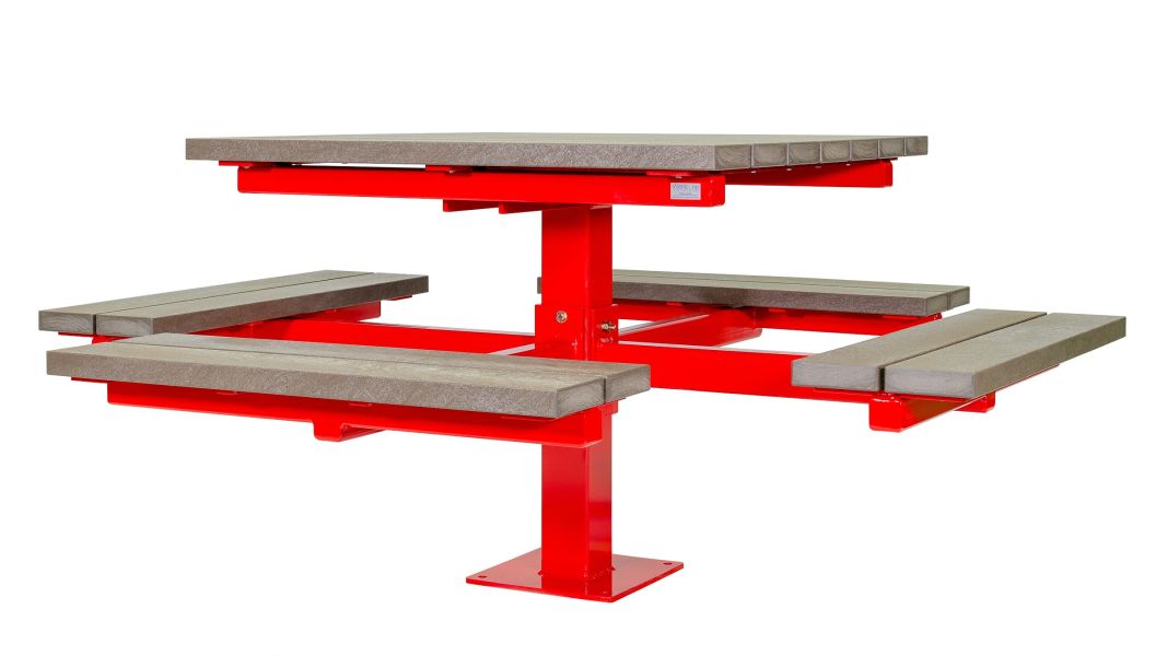 Single Pedestal Picnic Table
